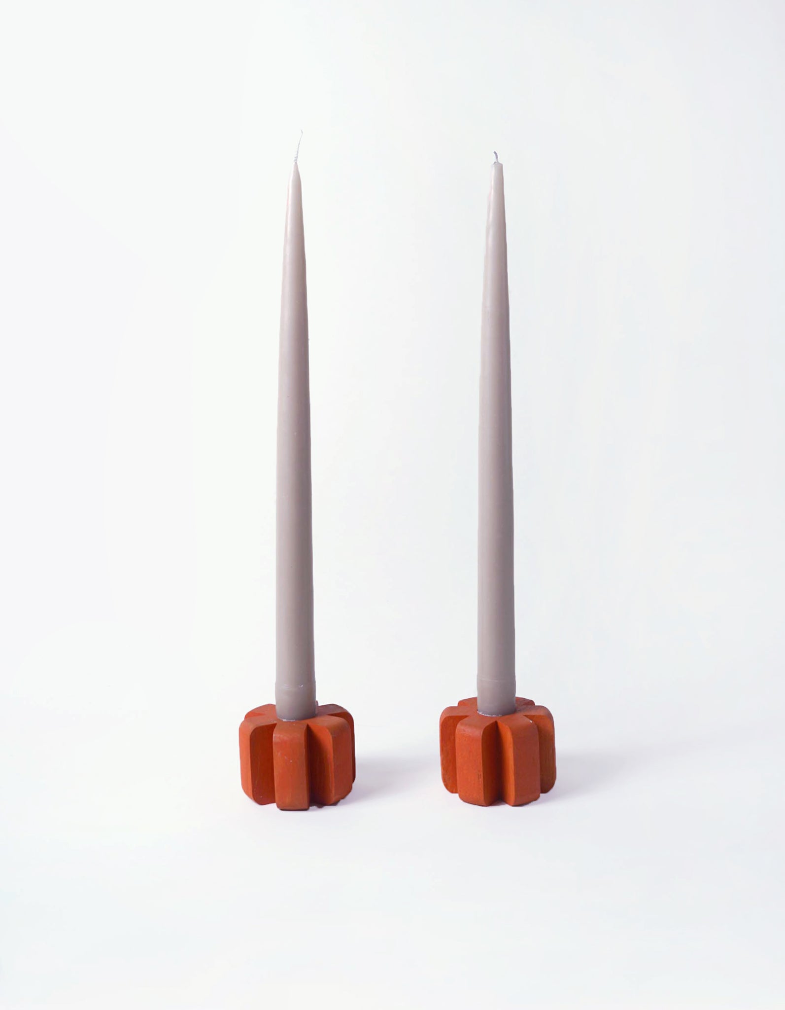 Asterisk Candleholder Pair - Colorful