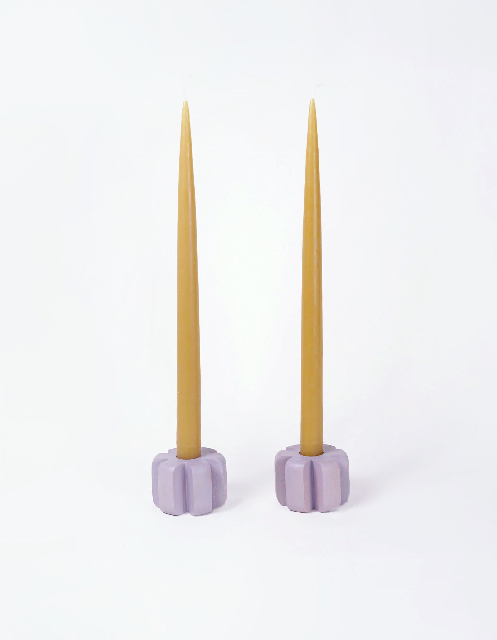 Asterisk Candleholder Pair - Colorful