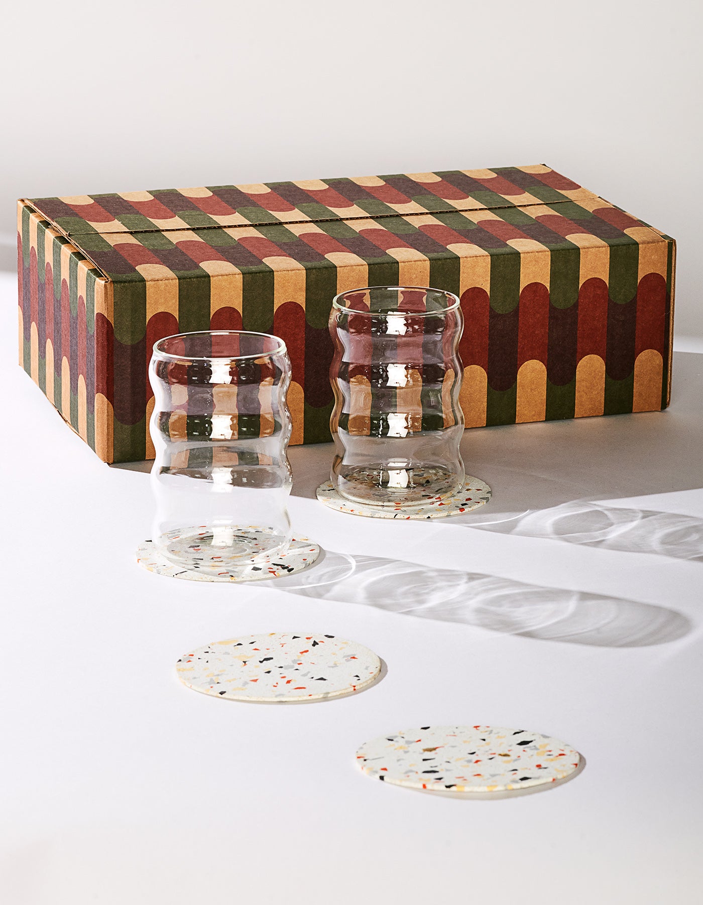 Coasters with Ripple Glasses