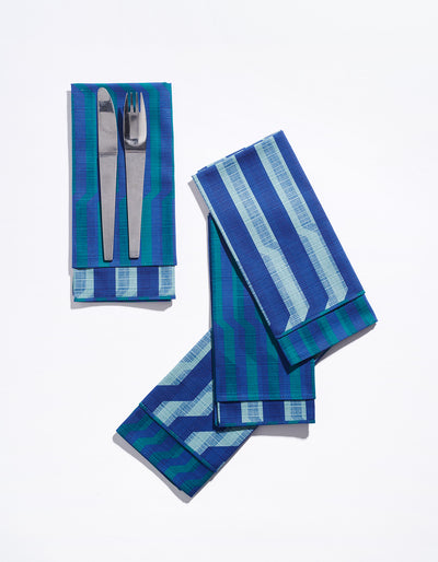 Dinner Napkins Double Sided Stripe