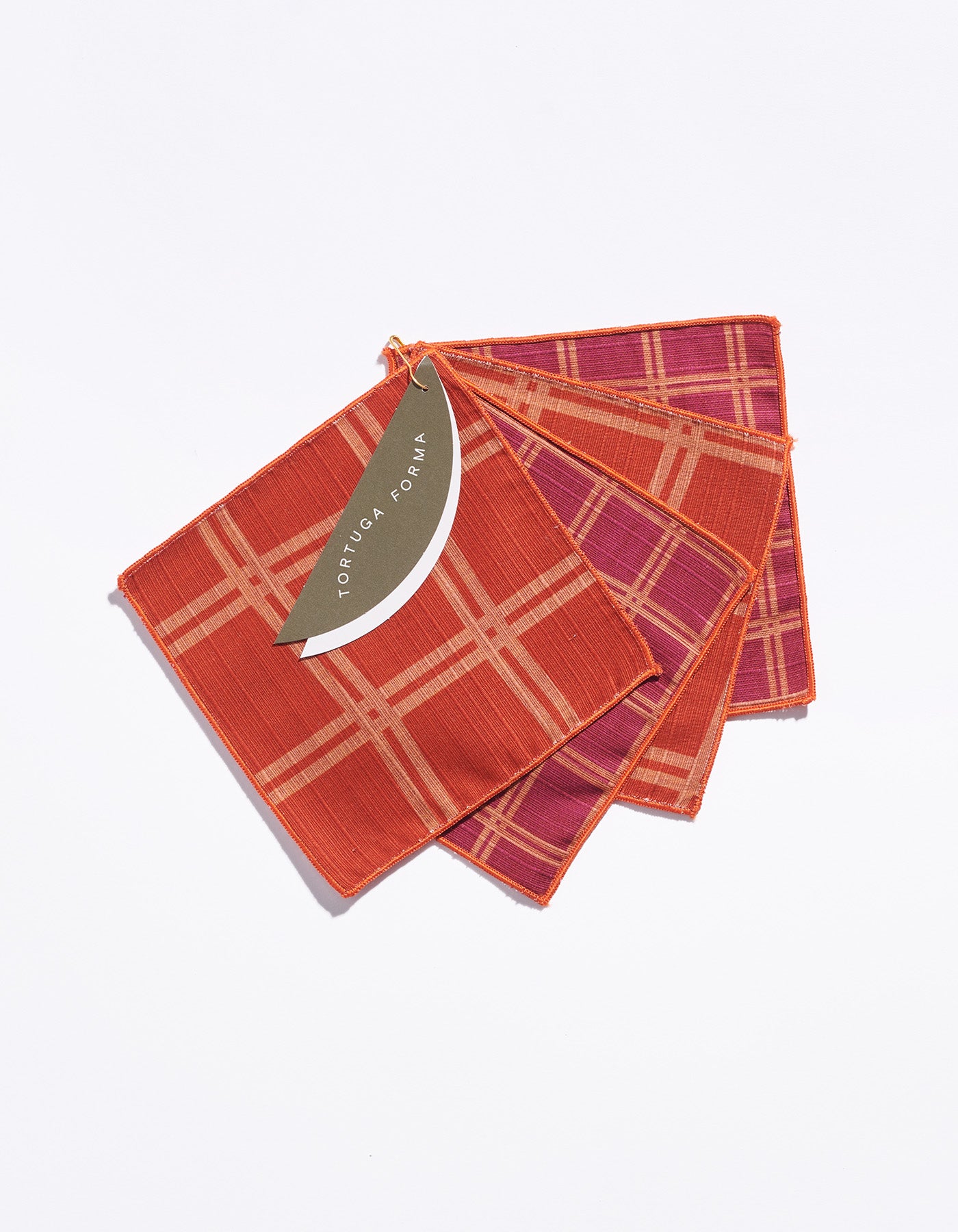 Cocktail Napkins Double Sided Grid
