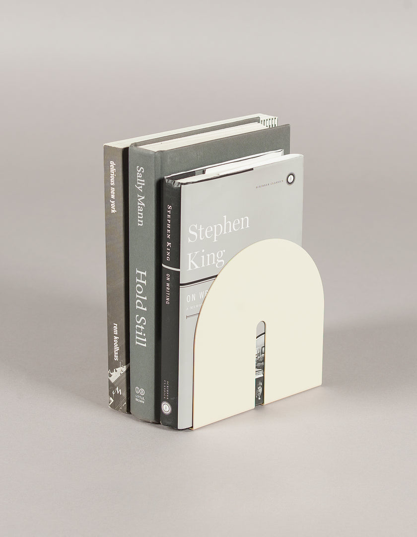 Dumbo Bookend Pair - Single Arc White