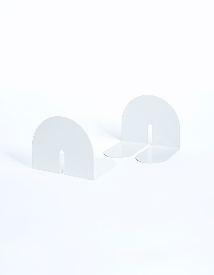 Dumbo Bookend Pair - Single Arc White